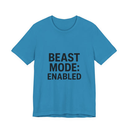 Beast Mode Enabled Unisex Jersey Short Sleeve Tee T-shirt