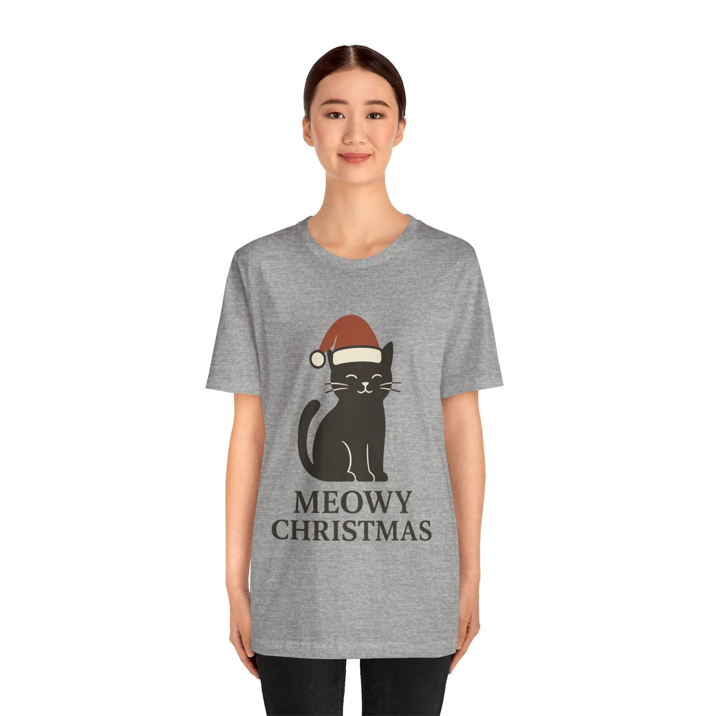 Meowy Christmas Unisex Jersey Short Sleeve Tee T-shirt