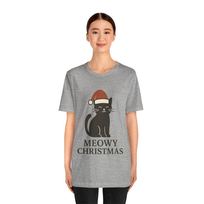 Meowy Christmas Unisex Jersey Short Sleeve Tee T-shirt