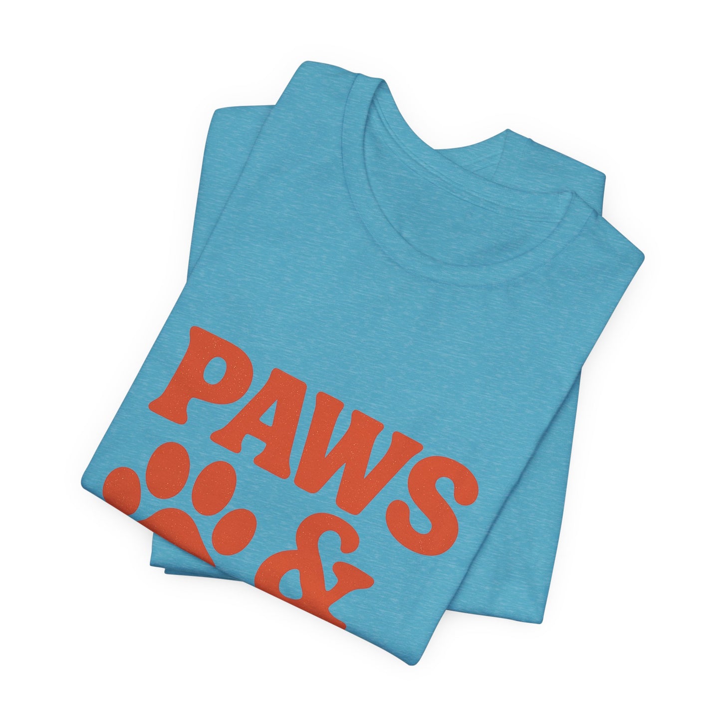 Paws and Chill Pet Lovers Unisex Jersey Short Sleeve Tee T-shirt
