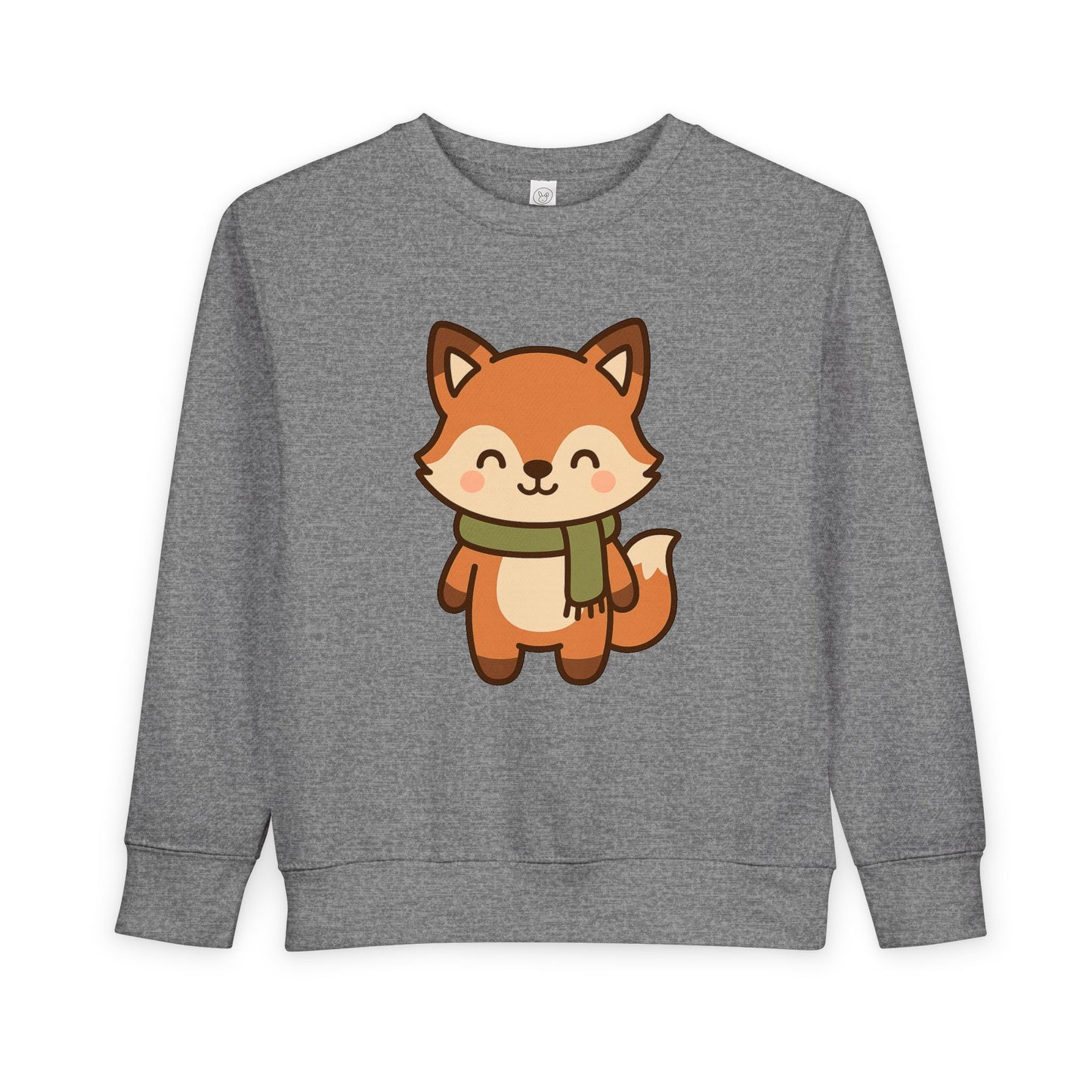 Christmas Foxy Scarf Toddler Sweatshirt