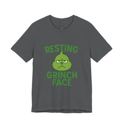 Gringe Resting Face Christmas Unisex Jersey Short Sleeve Tee T-shirt
