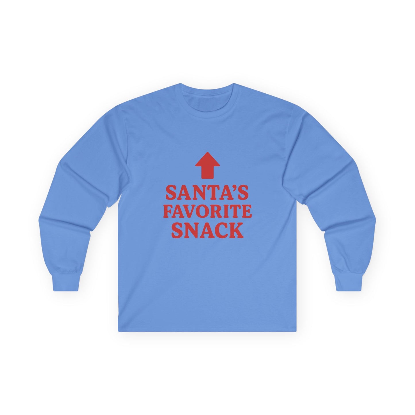 Santa's Favorite Snack Christmas Unisex Ultra Cotton Long Sleeve Tee