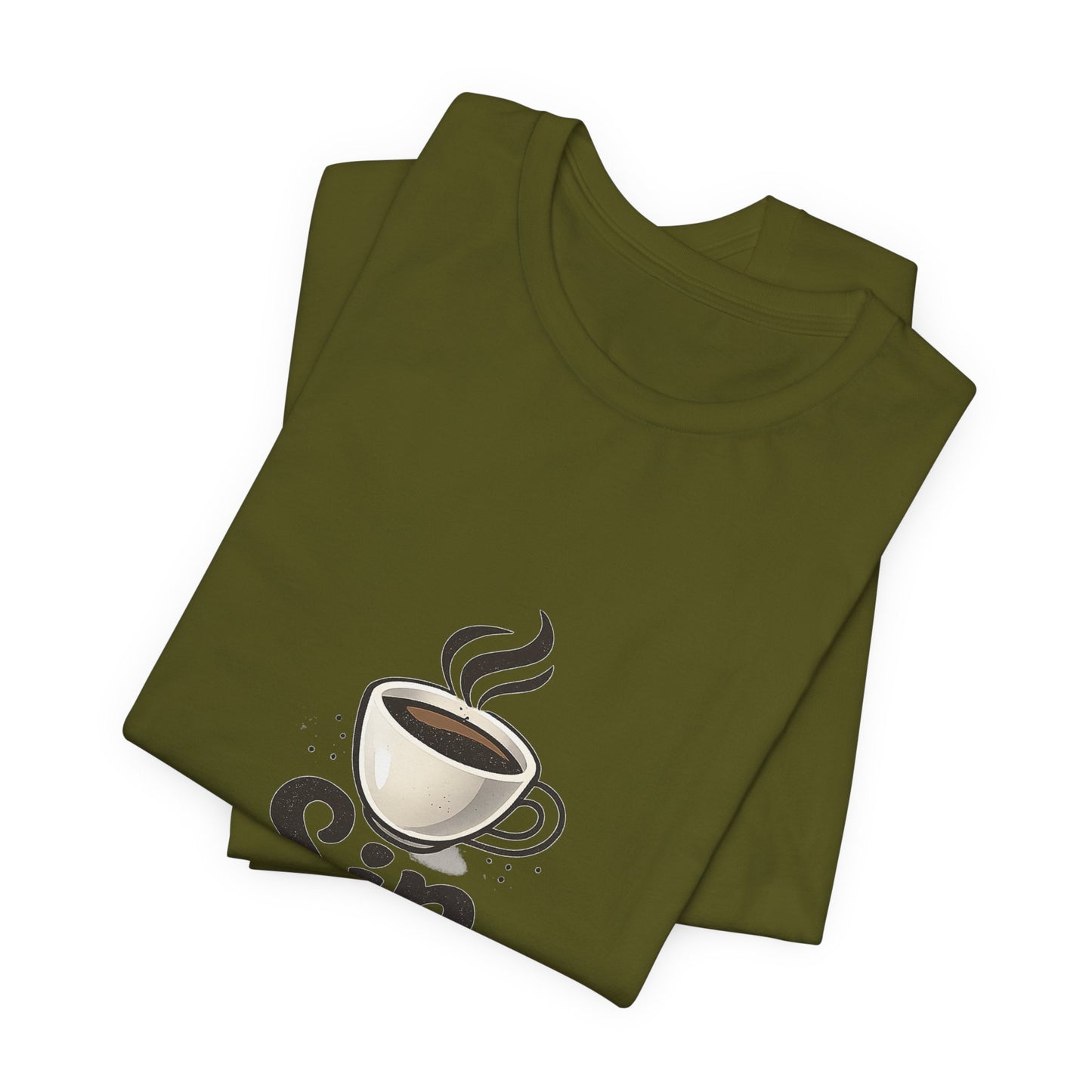 Sip Happens Coffee Cup Unisex Jersey Short Sleeve Tee T-shirt