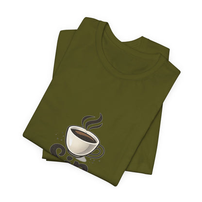 Sip Happens Coffee Cup Unisex Jersey Short Sleeve Tee T-shirt