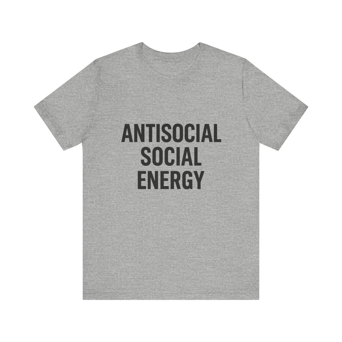 Antisocial Social Energy Unisex Jersey Short Sleeve Tee T-shirt
