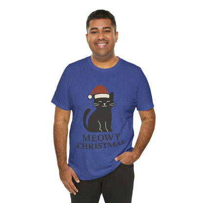 Meowy Christmas Unisex Jersey Short Sleeve Tee T-shirt