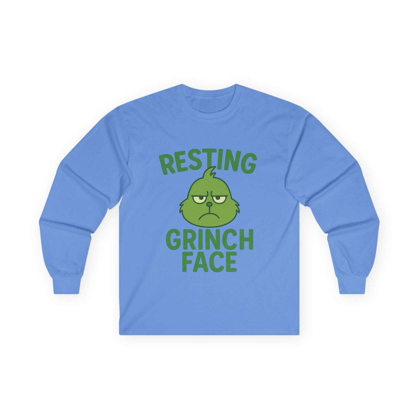 Gringe Face Christmas Unisex Ultra Cotton Long Sleeve Tee T-shirt