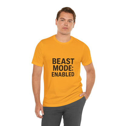 Beast Mode Enabled Unisex Jersey Short Sleeve Tee T-shirt