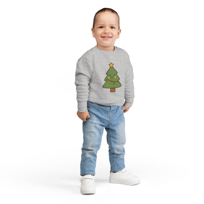 Christmas Tree With Lights Toddler Sweatshirt
