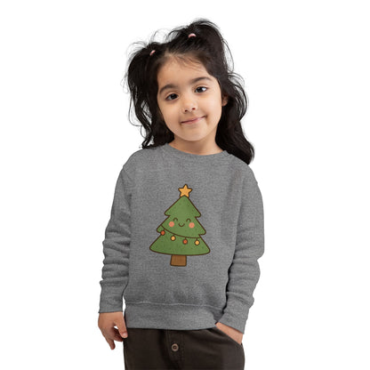 Christmas Tree With Lights Toddler Sweatshirt