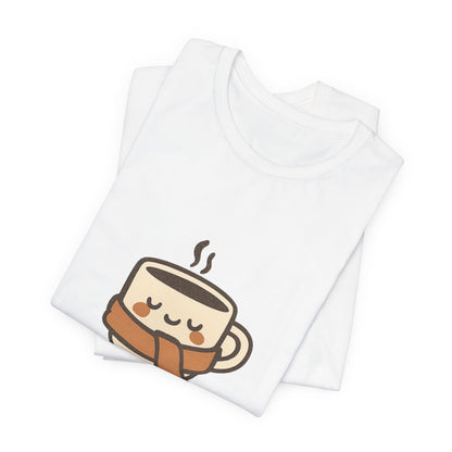 Warm Me Up Coffee Cup Unisex Jersey Short Sleeve Tee T-shirt