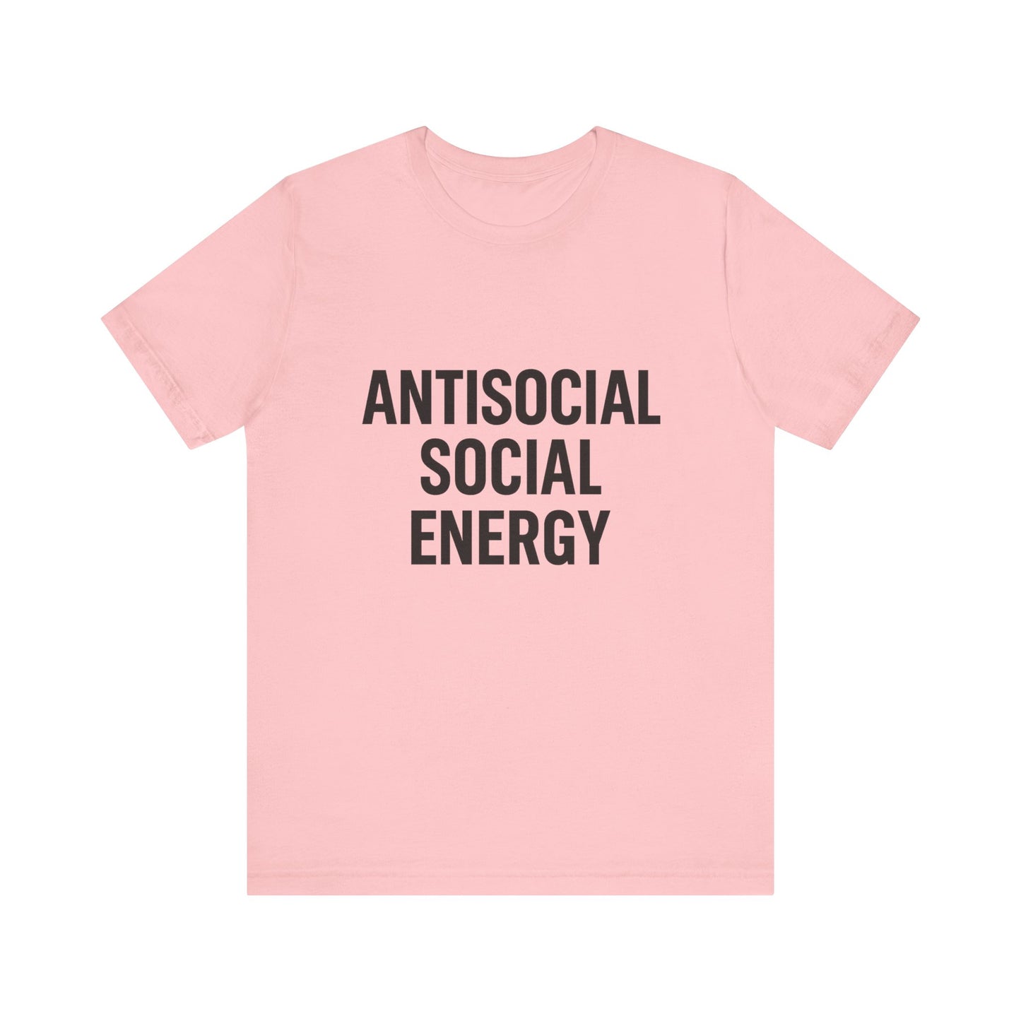 Antisocial Social Energy Unisex Jersey Short Sleeve Tee T-shirt
