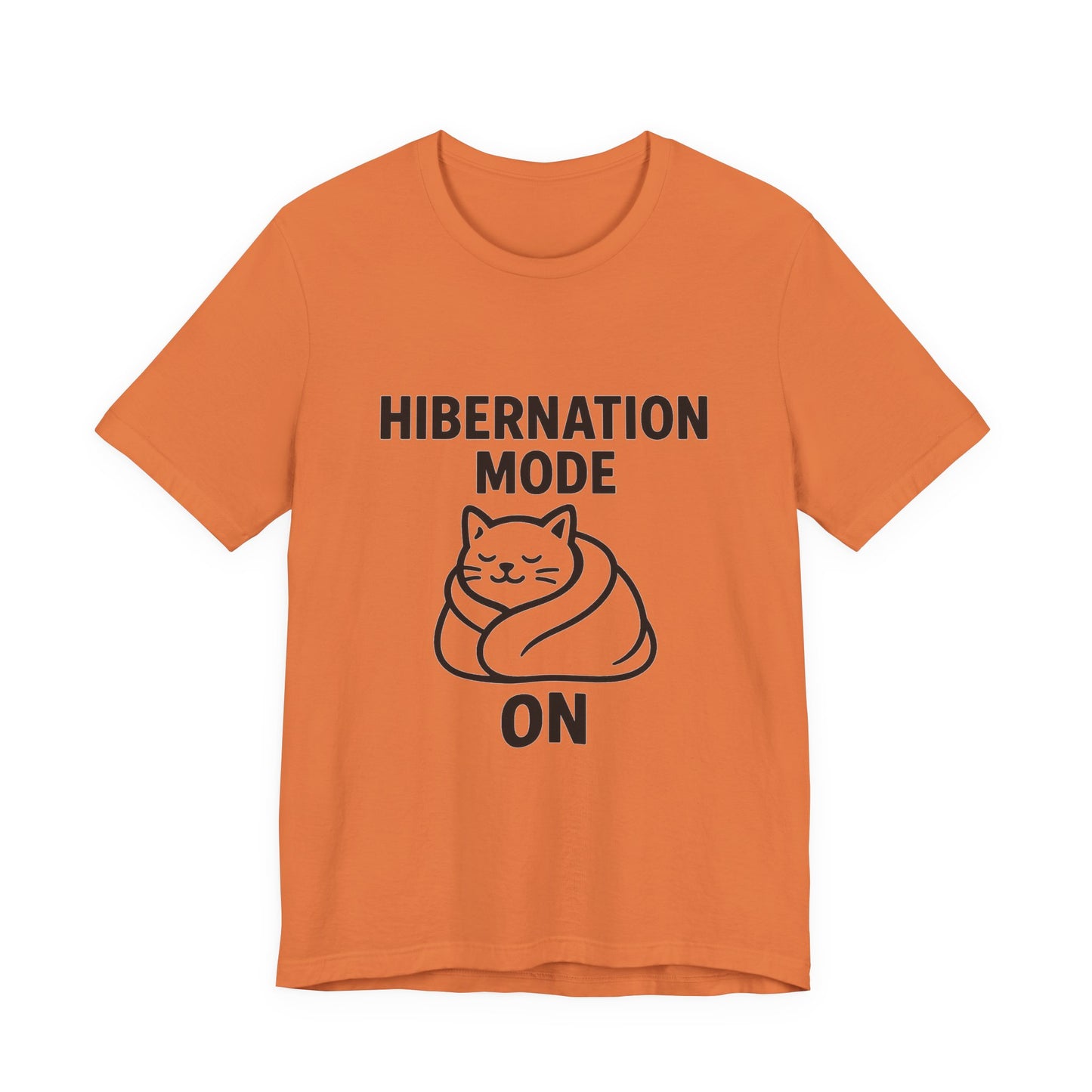 Hibernation Mode On Cat Unisex Jersey Short Sleeve Tee T-shirt