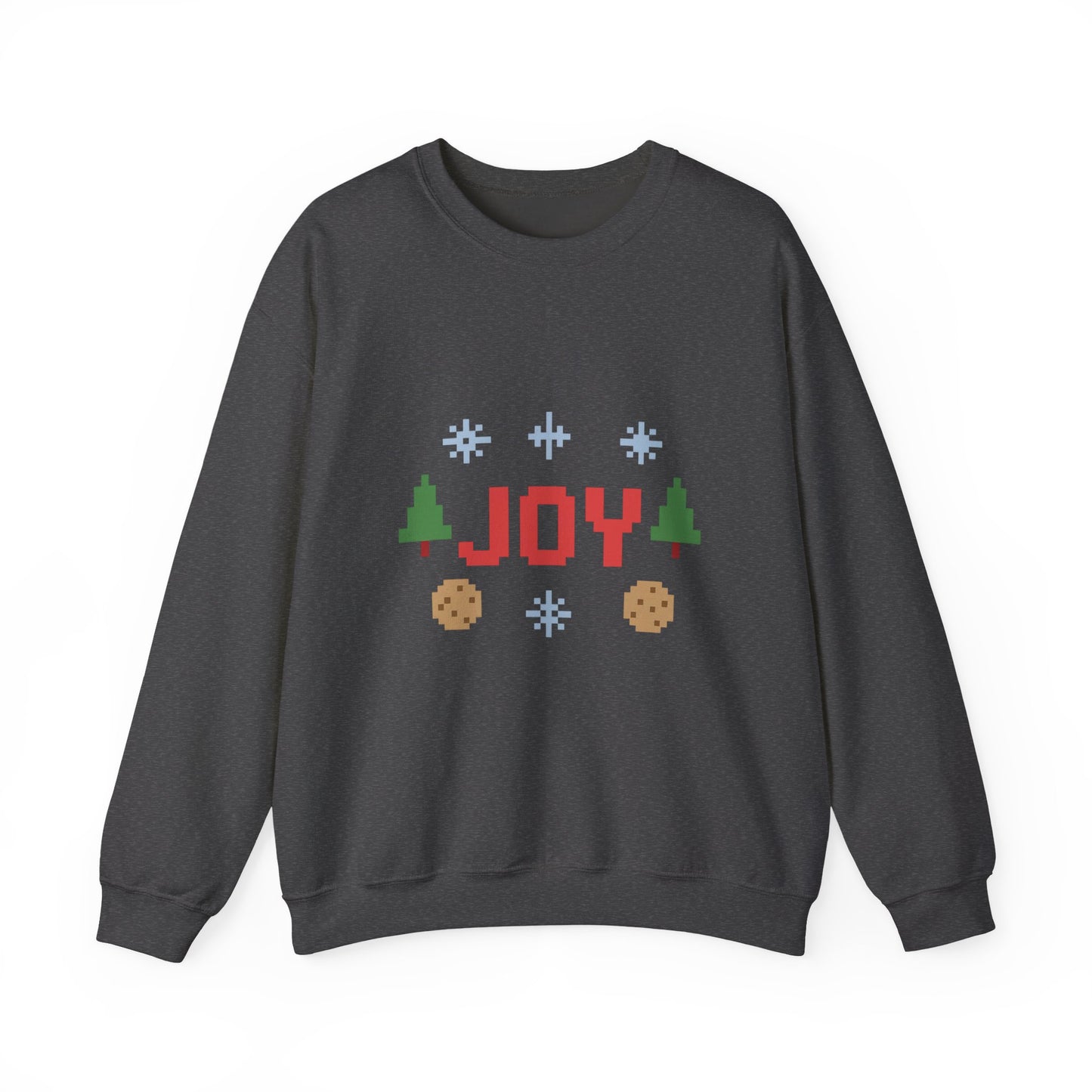Christmas Joy In Pixel Unisex Heavy Blend™ Crewneck Sweatshirt