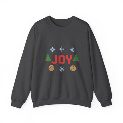 Christmas Joy In Pixel Unisex Heavy Blend™ Crewneck Sweatshirt