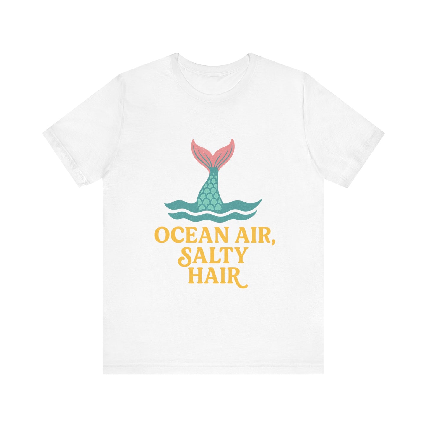 Salty Hair Mermaid Summer Unisex Jersey Short Sleeve Tee T-shirt