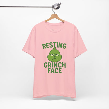 Gringe Resting Face Christmas Unisex Jersey Short Sleeve Tee T-shirt