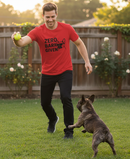 Zero Bark Given Frenchie Unisex Jersey Short Sleeve Tee T-shirt