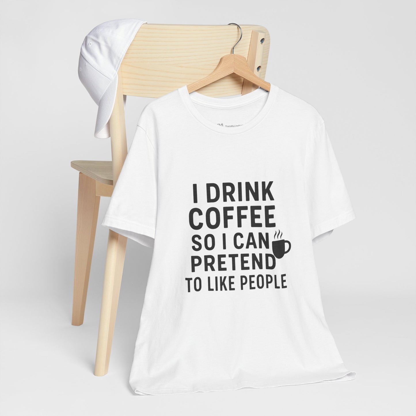 I Pretend To Like People Unisex Jersey Short Sleeve Tee T-shirt