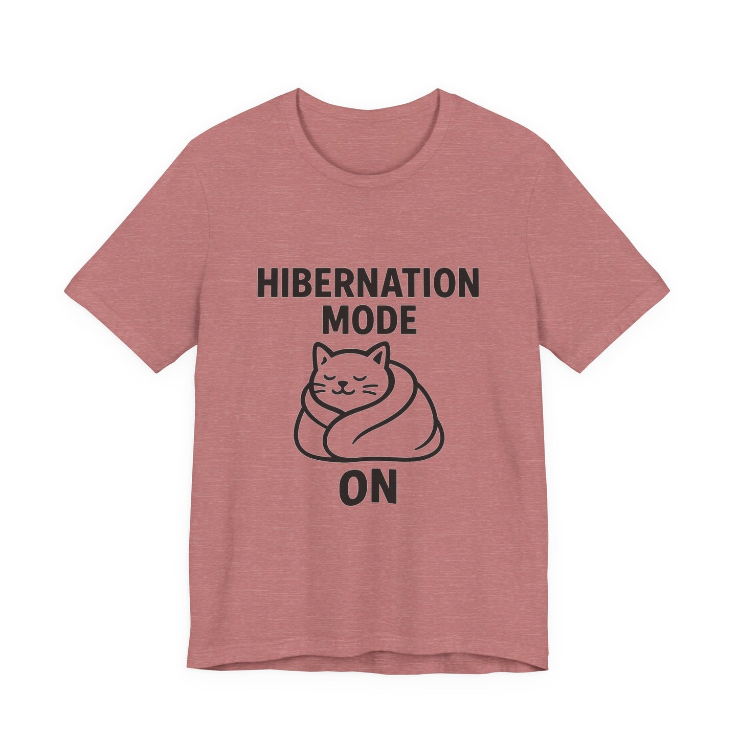 Hibernation Mode On Cat Unisex Jersey Short Sleeve Tee T-shirt