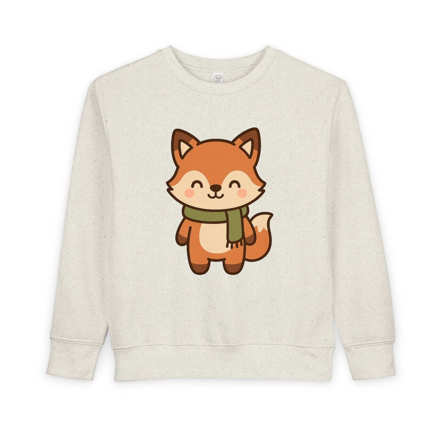 Christmas Foxy Scarf Toddler Sweatshirt