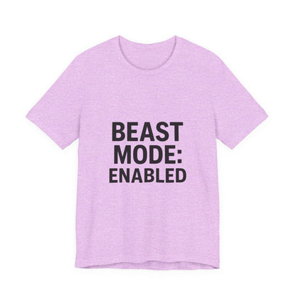 Beast Mode Enabled Unisex Jersey Short Sleeve Tee T-shirt