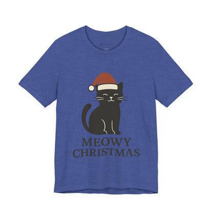 Meowy Christmas Unisex Jersey Short Sleeve Tee T-shirt