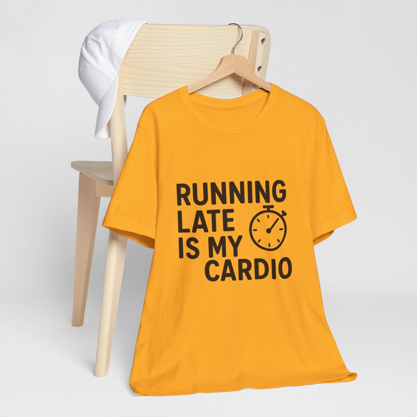 Running Late Is My Cardio Unisex Jersey Short Sleeve Tee T-shirt
