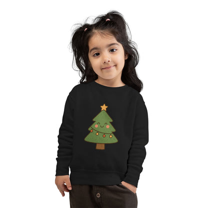 Christmas Tree With Lights Toddler Sweatshirt