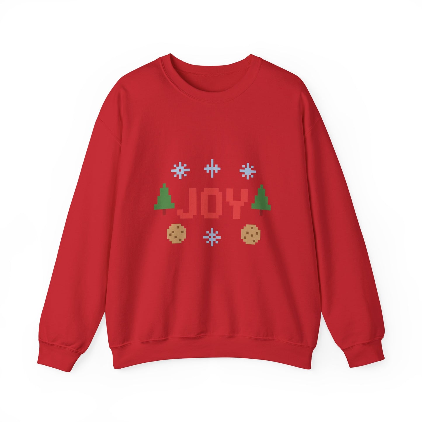 Christmas Joy In Pixel Unisex Heavy Blend™ Crewneck Sweatshirt