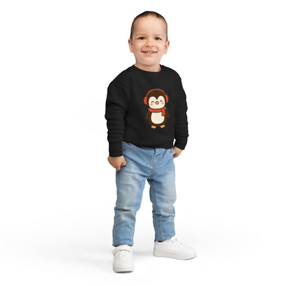 Christmas Winter Penguin Toddler Sweatshirt