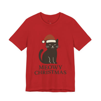Meowy Christmas Unisex Jersey Short Sleeve Tee T-shirt