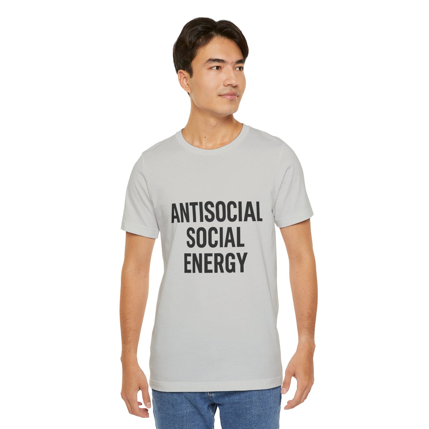 Antisocial Social Energy Unisex Jersey Short Sleeve Tee T-shirt