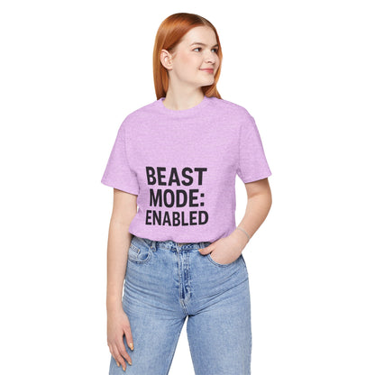 Beast Mode Enabled Unisex Jersey Short Sleeve Tee T-shirt