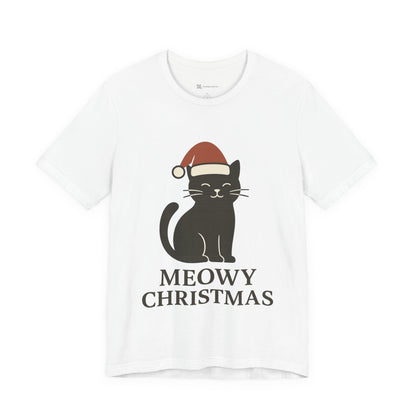 Meowy Christmas Unisex Jersey Short Sleeve Tee T-shirt