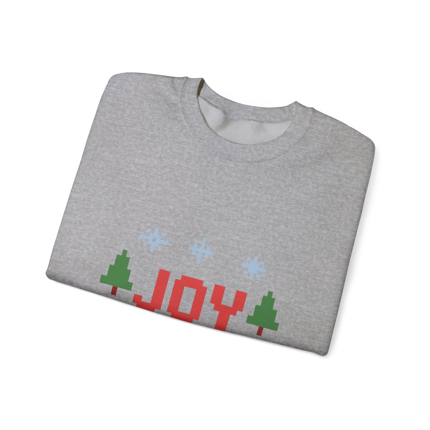 Christmas Joy In Pixel Unisex Heavy Blend™ Crewneck Sweatshirt