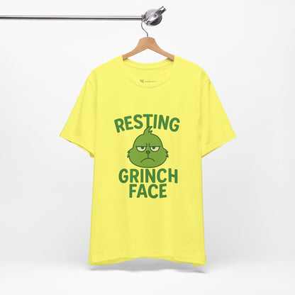 Gringe Resting Face Christmas Unisex Jersey Short Sleeve Tee T-shirt