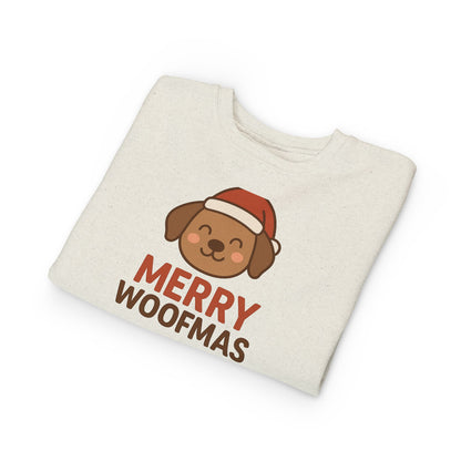 Merry Woofmas Christmas Toddler Sweatshirt