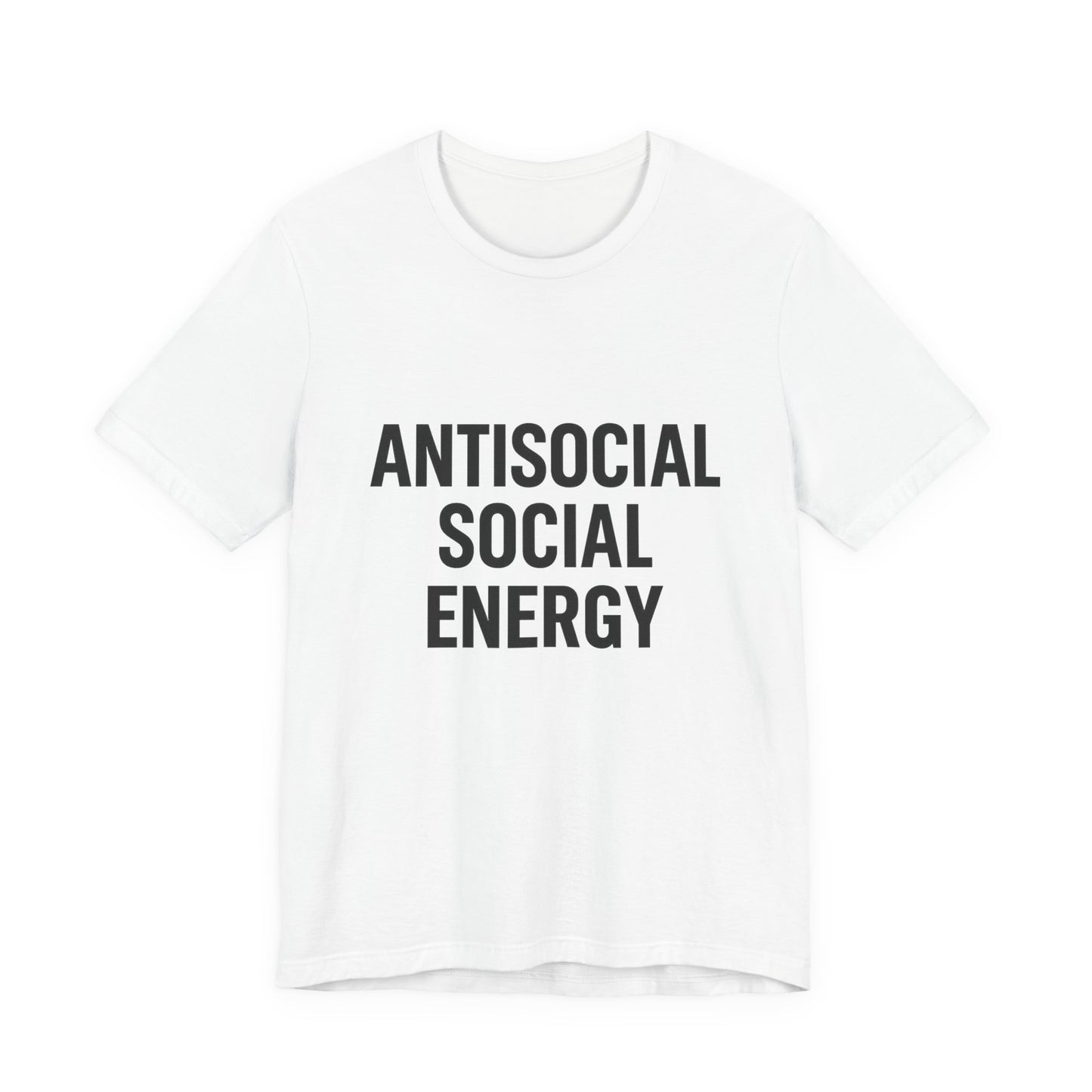 Antisocial Social Energy Unisex Jersey Short Sleeve Tee T-shirt