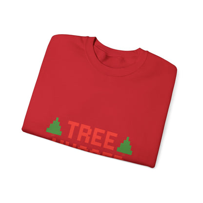 Tree Hugger Christmas Unisex Heavy Blend™ Crewneck Sweatshirt
