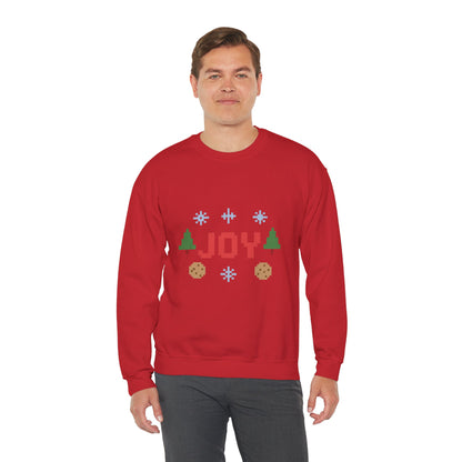 Christmas Joy In Pixel Unisex Heavy Blend™ Crewneck Sweatshirt