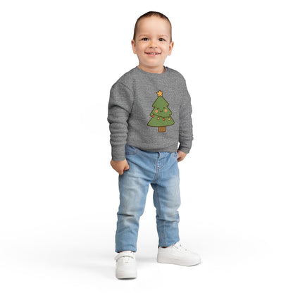 Christmas Tree With Lights Toddler Sweatshirt