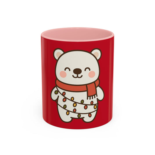 Christmas Polar Bear Festive Gift Mug 11oz
