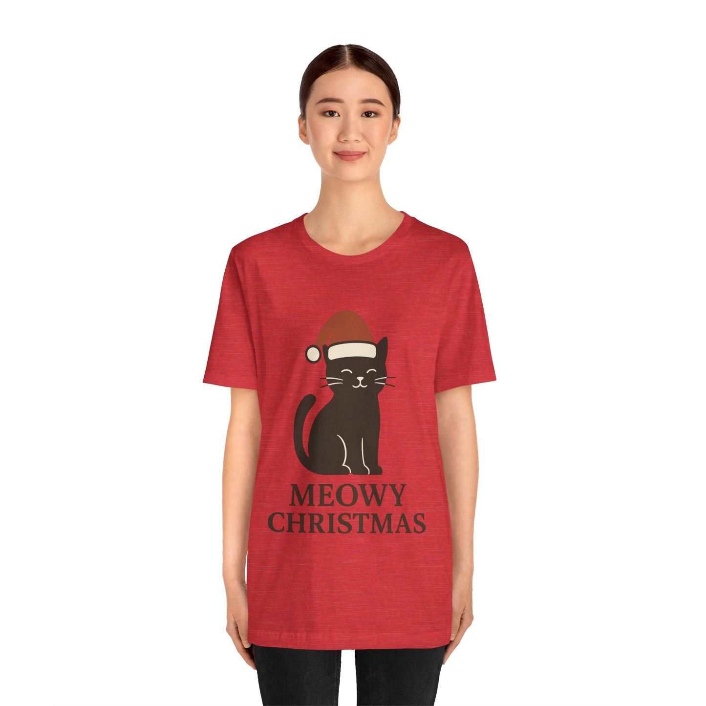 Meowy Christmas Unisex Jersey Short Sleeve Tee T-shirt