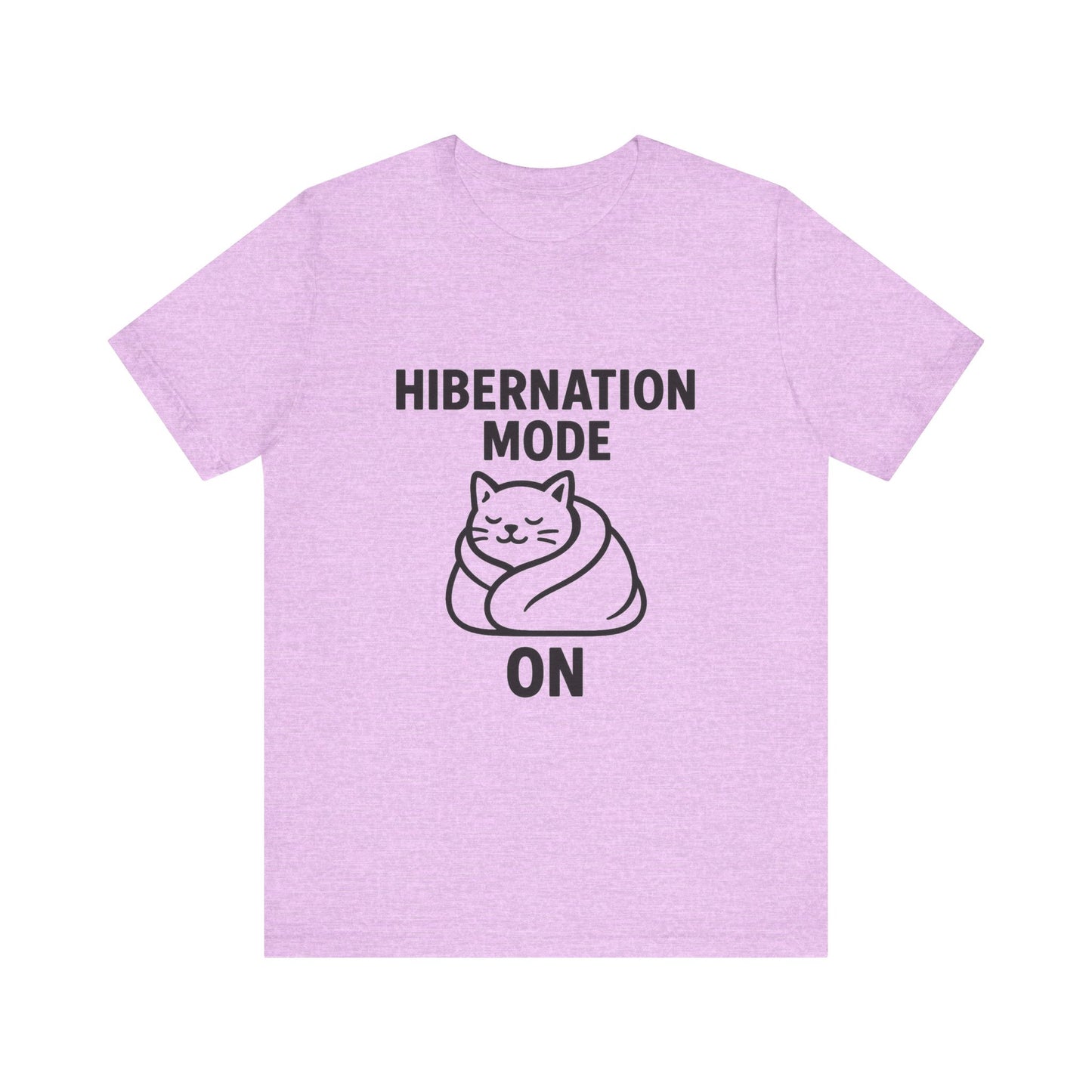 Hibernation Mode On Cat Unisex Jersey Short Sleeve Tee T-shirt