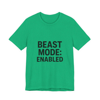 Beast Mode Enabled Unisex Jersey Short Sleeve Tee T-shirt
