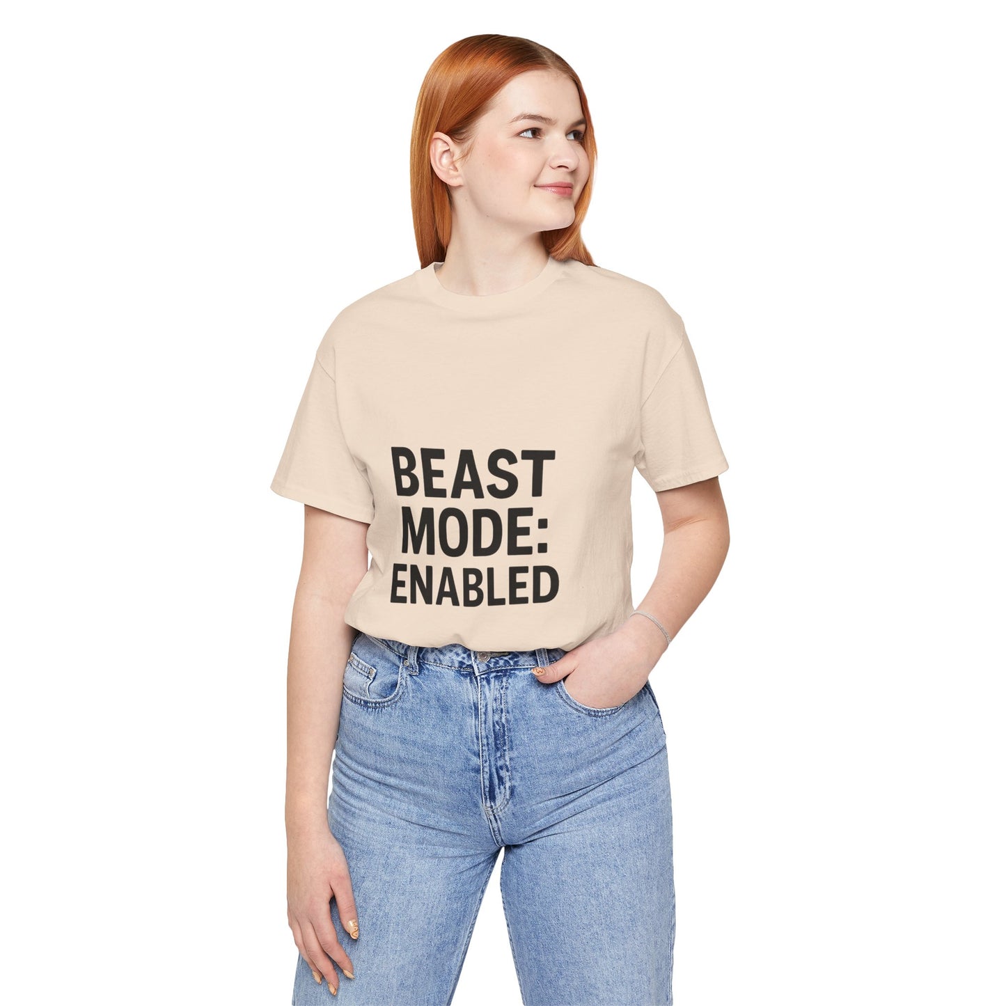 Beast Mode Enabled Unisex Jersey Short Sleeve Tee T-shirt