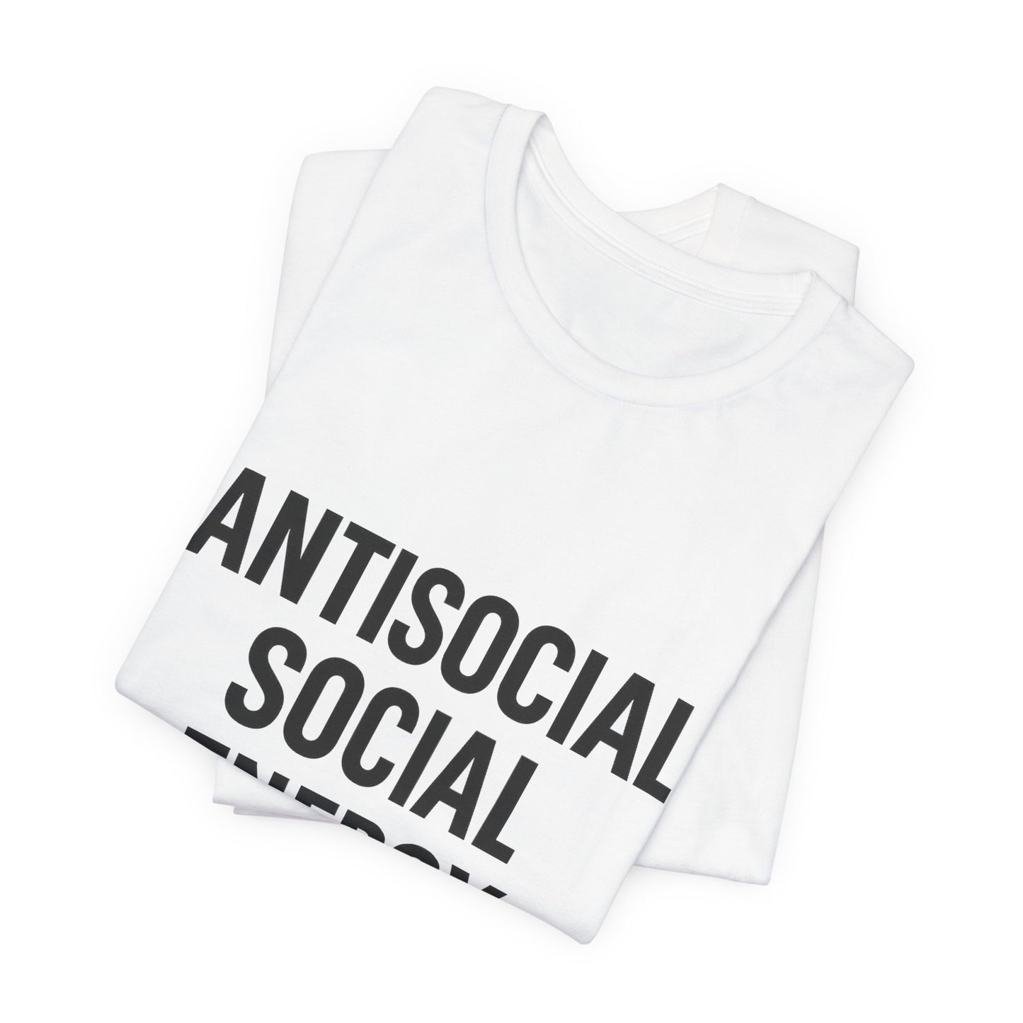 Antisocial Social Energy Unisex Jersey Short Sleeve Tee T-shirt