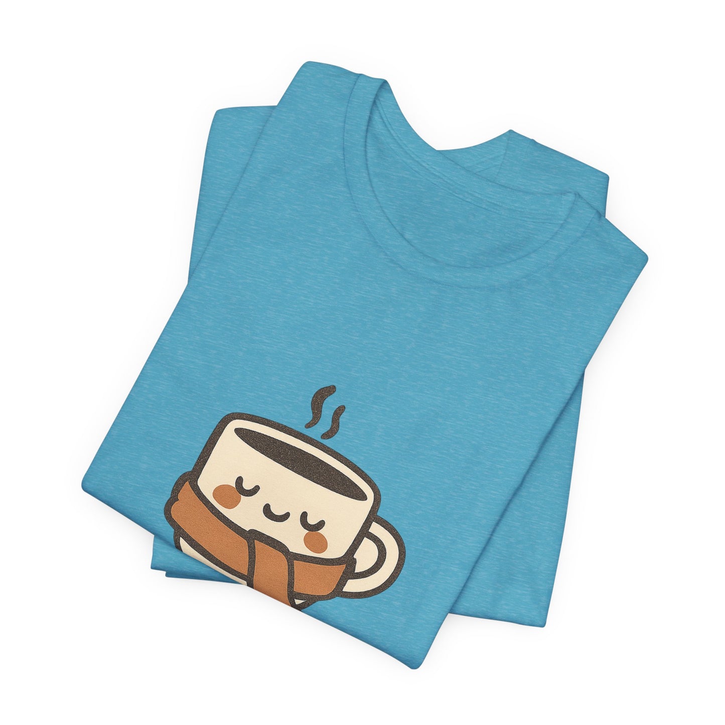 Warm Me Up Coffee Cup Unisex Jersey Short Sleeve Tee T-shirt
